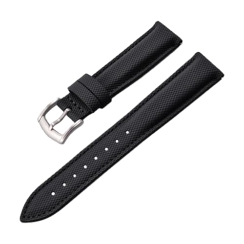 CLywdp 18/19/20/22 mm Canvas-Uhrenarmband, einfacher und vielseitiger Uhrenarmbandersatz,19 mm von CLywdp