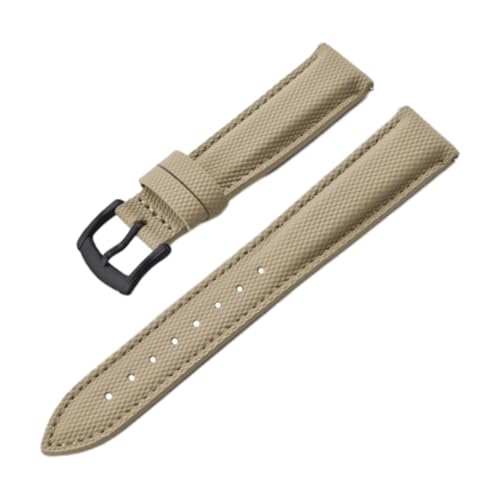 CLywdp 18/19/20/22 mm Canvas-Uhrenarmband, einfacher und vielseitiger Uhrenarmbandersatz,22 mm von CLywdp