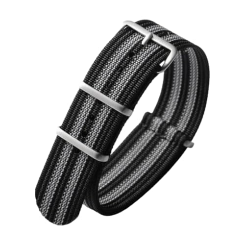 CLywdp 18/19/20/22 mm Nylon-Uhrenarmband, gewebtes Design, Ersatzarmband,22 mm von CLywdp