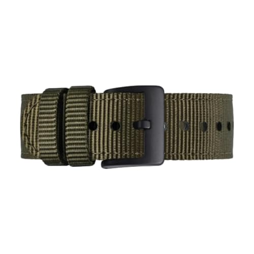 CLywdp 18/19/20/22 mm Schnellverschluss-Uhrenarmband aus Nylon, gebürstet, Ersatzarmband,20 mm von CLywdp