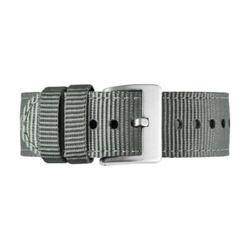 CLywdp 18/19/20/22 mm Schnellverschluss-Uhrenarmband aus Nylon, gebürstet, Ersatzarmband,20 mm von CLywdp