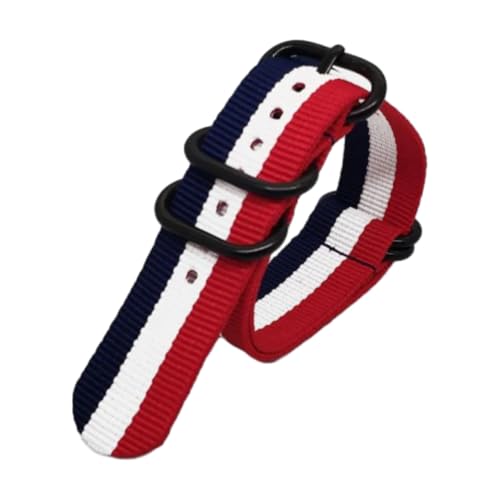 CLywdp 18/20/22/24 mm Nylon-Streifenarmband, geflochtenes Uhrenarmband, Schnalle, wasserdichtes Ersatzzubehör,20 mm von CLywdp
