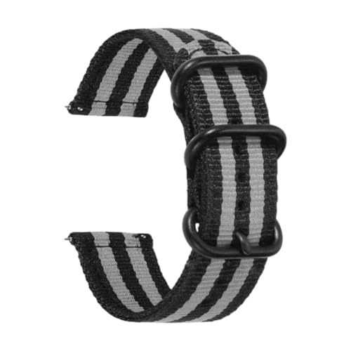 CLywdp 18/20/22/24 mm Nylon-Uhrenarmband, Ersatz-Uhrenarmband, lässig und schlicht.,18 mm von CLywdp