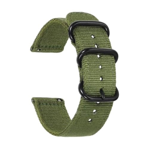 CLywdp 18/20/22/24 mm Nylon-Uhrenarmband, Ersatz-Uhrenarmband, lässig und schlicht.,24 mm von CLywdp