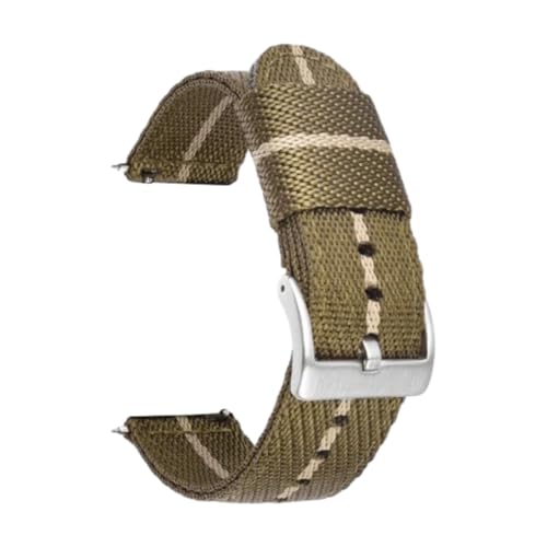 CLywdp 18/20/22/24 mm Nylon-Uhrenarmband mit Schnellverschluss, Ersatzarmband,22 mm von CLywdp