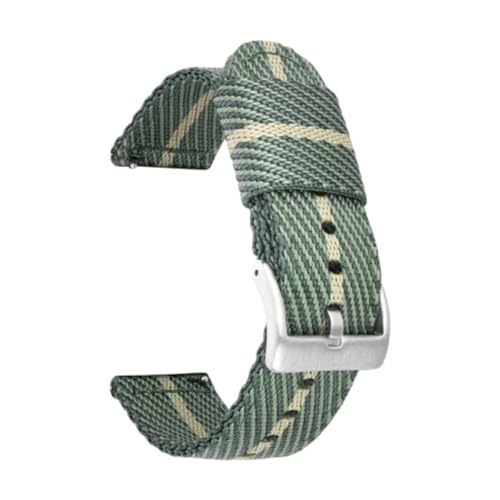 CLywdp 18/20/22/24 mm Nylon-Uhrenarmband mit Schnellverschluss, Ersatzarmband,24 mm von CLywdp