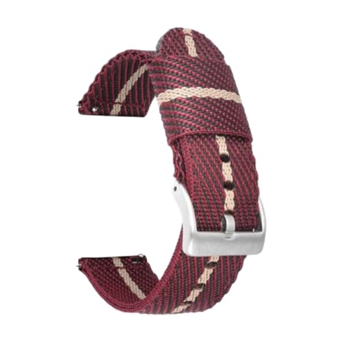 CLywdp 18/20/22/24 mm Nylon-Uhrenarmband mit Schnellverschluss, Ersatzarmband,24 mm von CLywdp