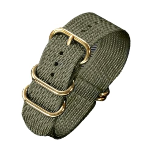 CLywdp 18/20/22/24 mm Uhrenarmband aus Nylon-Canvas, universell für den Alltag, lässig und vielseitig, Ersatzarmband für Uhren.,20 mm von CLywdp
