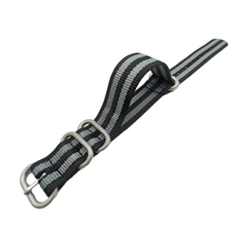 CLywdp 18/20/22/24 mm Uhrenarmband aus gewebtem Nylon-Canvas, universelles Uhrenarmband, alltägliches Ersatzzubehör,18 mm von CLywdp