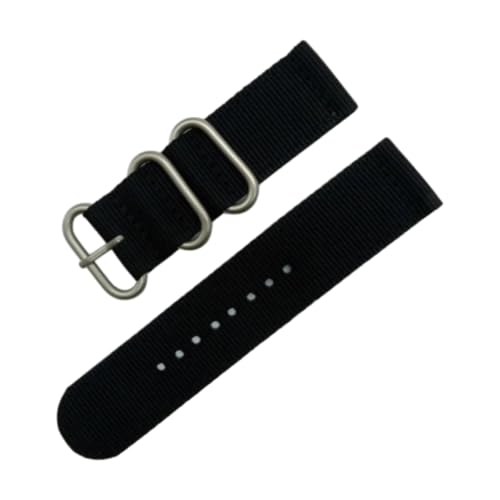 CLywdp 18/20/22/24 mm Uhrenarmband aus gewebtem Nylon-Canvas, universelles Uhrenarmband, alltägliches Ersatzzubehör,20 mm von CLywdp