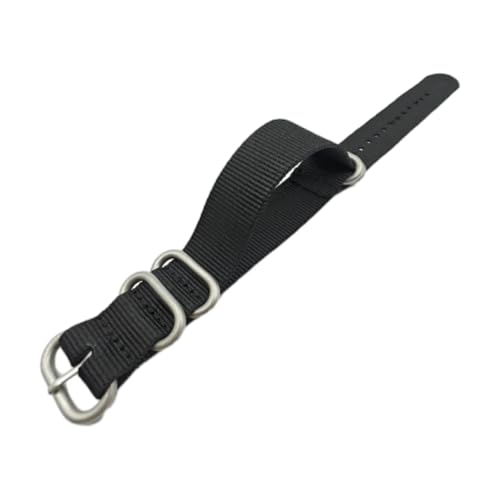 CLywdp 18/20/22/24 mm Uhrenarmband aus gewebtem Nylon-Canvas, universelles Uhrenarmband, alltägliches Ersatzzubehör,Schwarz,24 mm CLywdp 18/20/22/24 mm Uhrenarmband aus gewebtem Nylon-Canvas, universelles Uhrenarmband, alltägliches Ersatzzubehör,Schwarz,24 mm von CLywdp
