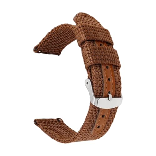CLywdp 18/20/22/24 mm geflochtene Nylonuhr, atmungsaktives Canvas-Armband mit Schnellverschluss,18 mm von CLywdp