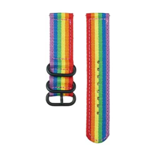 CLywdp 18/20/22/24 mm gewebtes Uhrenarmband aus Nylon, wasserdichtes Gewebe, Ersatzarmband für Uhren.,20 mm von CLywdp