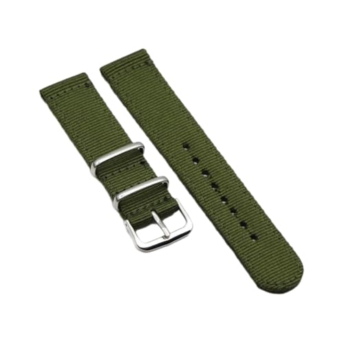 CLywdp 18/20/22 mm Nylon-Ersatzarmband, einfarbig, verstellbar, geeignet für Smartwatches,Armeegrün,20 mm CLywdp 18/20/22 mm Nylon-Ersatzarmband, einfarbig, verstellbar, geeignet für Smartwatches,Armeegrün,20 mm von CLywdp