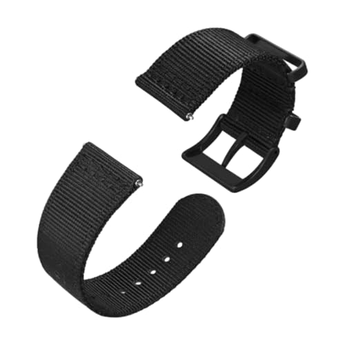 CLywdp 18/20/22 mm Nylon-Uhrenarmband, Schnellverschluss, silberne Stahlschnalle,20 mm von CLywdp