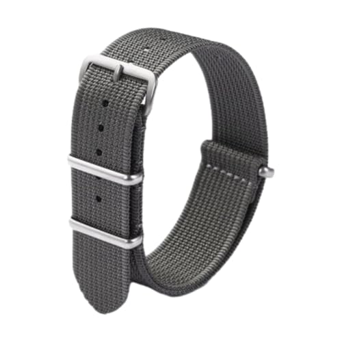 CLywdp 18/20/22 mm Uhrenarmband, Nylon-Uhrenarmband, Ersatzzubehör,Grau,18 mm CLywdp 18/20/22 mm Uhrenarmband, Nylon-Uhrenarmband, Ersatzzubehör,Grau,18 mm von CLywdp