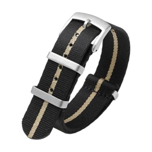 CLywdp 18/20/22 mm Uhrenarmband aus Nylon-Canvas, einfaches und vielseitiges Ersatzarmband,18 mm von CLywdp