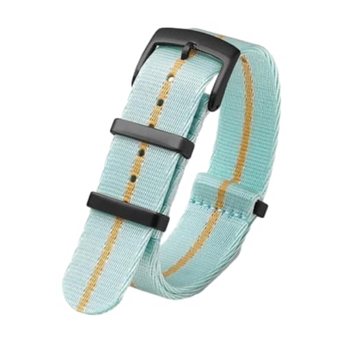 CLywdp 18/20/22 mm Uhrenarmband aus Nylon-Canvas, einfaches und vielseitiges Ersatzarmband,20 mm CLywdp 18/20/22 mm Uhrenarmband aus Nylon-Canvas, einfaches und vielseitiges Ersatzarmband,20 mm von CLywdp