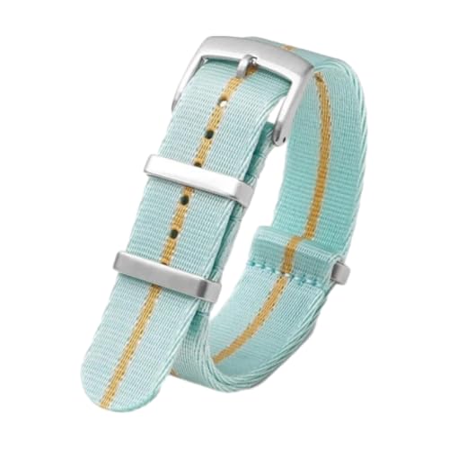 CLywdp 18/20/22 mm Uhrenarmband aus Nylon-Canvas, einfaches und vielseitiges Ersatzarmband,20 mm von CLywdp