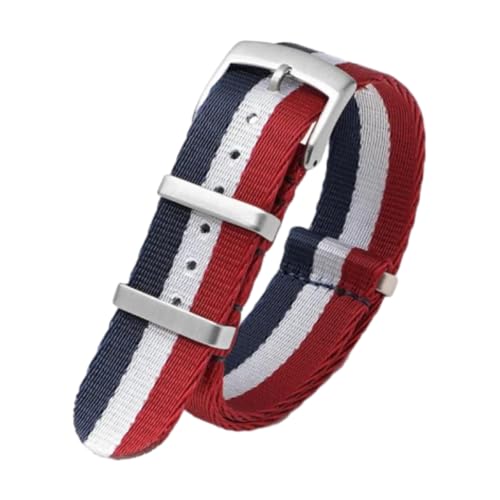 CLywdp 18/20/22 mm Uhrenarmband aus Nylon-Canvas, einfaches und vielseitiges Ersatzarmband,20 mm von CLywdp