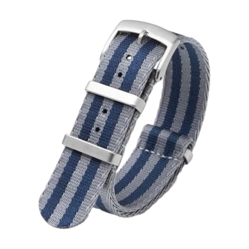 CLywdp 18/20/22 mm Uhrenarmband aus Nylon-Canvas, einfaches und vielseitiges Ersatzarmband,20 mm von CLywdp