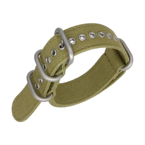 CLywdp 18/20/22 mm Uhrenarmband aus Nylon-Canvas, einfaches und vielseitiges Ersatzarmband,20 mm von CLywdp