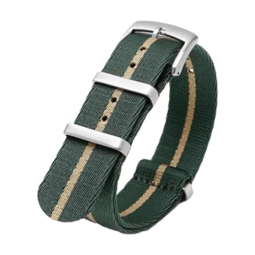 CLywdp 18/20/22 mm Uhrenarmband aus Nylon-Canvas, einfaches und vielseitiges Ersatzarmband,24 mm von CLywdp