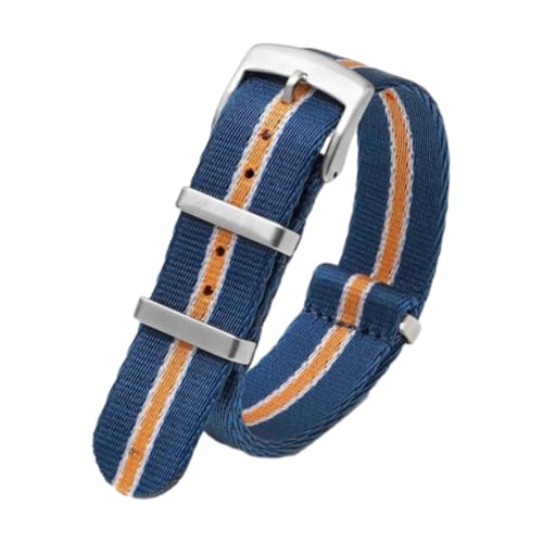 CLywdp 18/20/22 mm Uhrenarmband aus Nylon-Canvas, einfaches und vielseitiges Ersatzarmband,24 mm von CLywdp