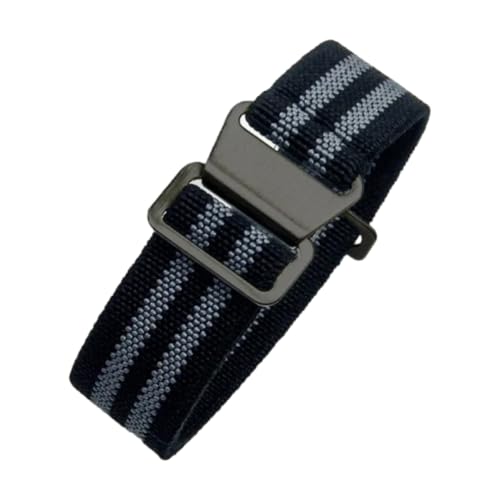 CLywdp 18/20/22 mm elastisches Nylonband, atmungsaktives und weiches, hautfreundliches Band, Ersatzband,22 mm von CLywdp