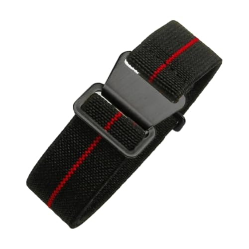 CLywdp 18/20/22 mm elastisches Nylonband, atmungsaktives und weiches, hautfreundliches Band, Ersatzband,22 mm von CLywdp