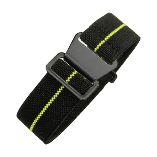 CLywdp 18/20/22 mm elastisches Nylonband, atmungsaktives und weiches, hautfreundliches Band, Ersatzband,22 mm von CLywdp