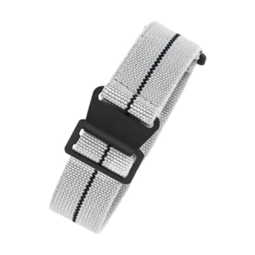 CLywdp 18/20/22 mm elastisches Nylonband, atmungsaktives und weiches, hautfreundliches Band, Ersatzband,22 mm von CLywdp