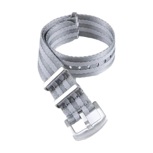 CLywdp 18/20/22 mm weiches Nylon-Uhrenarmband, einfaches und vielseitiges Ersatzarmband,18 mm von CLywdp