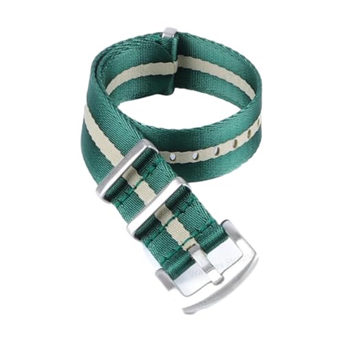 CLywdp 18/20/22 mm weiches Nylon-Uhrenarmband, einfaches und vielseitiges Ersatzarmband,18 mm von CLywdp