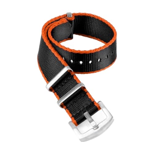 CLywdp 18/20/22 mm weiches Nylon-Uhrenarmband, einfaches und vielseitiges Ersatzarmband,20 mm von CLywdp