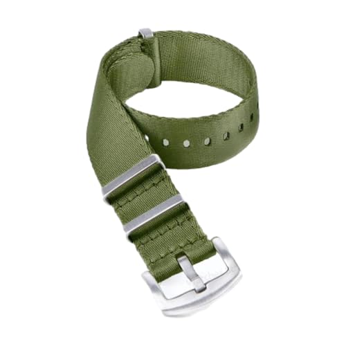 CLywdp 18/20/22 mm weiches Nylon-Uhrenarmband, einfaches und vielseitiges Ersatzarmband,22 mm von CLywdp