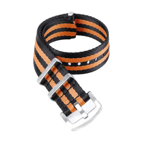 CLywdp 18/20/22 mm weiches Nylon-Uhrenarmband, einfaches und vielseitiges Ersatzarmband,22 mm von CLywdp
