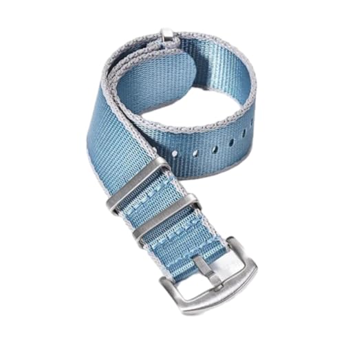 CLywdp 18/20/22 mm weiches Nylon-Uhrenarmband, einfaches und vielseitiges Ersatzarmband,22 mm von CLywdp