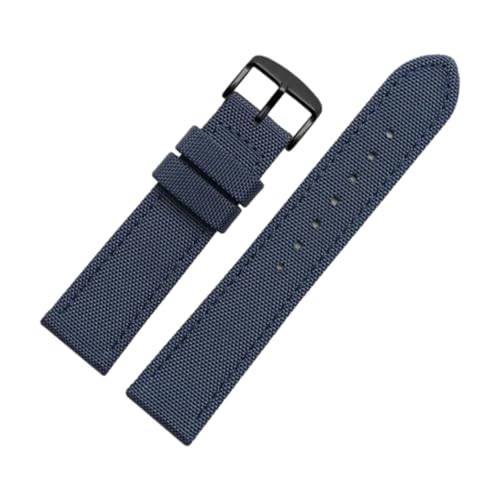 CLywdp 19/20/22/23/24 mm Uhrenarmband aus Nylon-Leder, waschbar, einfaches und vielseitiges Ersatzarmband,23 mm von CLywdp