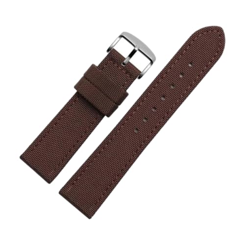 CLywdp 19/20/22/23/24 mm Uhrenarmband aus Nylon-Leder, waschbar, einfaches und vielseitiges Ersatzarmband,23 mm von CLywdp