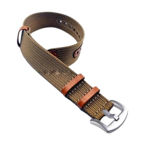 CLywdp 20/22 mm Canvas-Nylon-Uhrenarmband, universelles Ersatzarmband, für den Alltag und Freizeit,20 mm von CLywdp