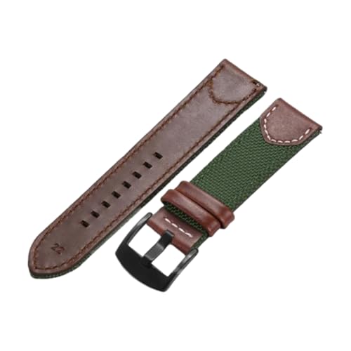 CLywdp 20/22 mm Canvas-Nylon-Uhrenarmband, universelles Ersatzarmband, lässig und minimalistisch,22 mm von CLywdp