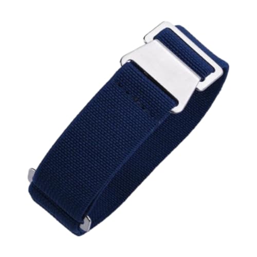 CLywdp 20/22 mm Nylon-Uhrenarmband, waschbar und langlebig, Ersatzarmband,Blau,22 mm von CLywdp