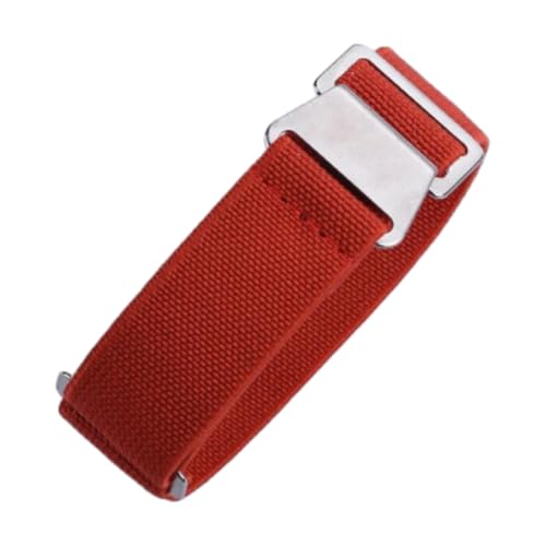 CLywdp 20/22 mm Nylon-Uhrenarmband, waschbar und langlebig, Ersatzarmband,Rot,22 mm von CLywdp