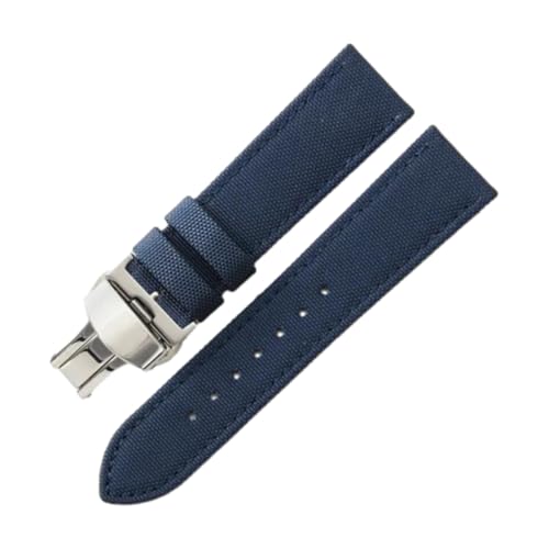 CLywdp 20/22 mm Nylon-Uhrenarmband, wasserdicht, einfaches und vielseitiges Ersatzarmband,18 mm von CLywdp