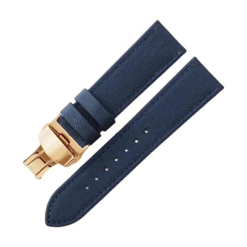 CLywdp 20/22 mm Nylon-Uhrenarmband, wasserdicht, einfaches und vielseitiges Ersatzarmband,20 mm von CLywdp