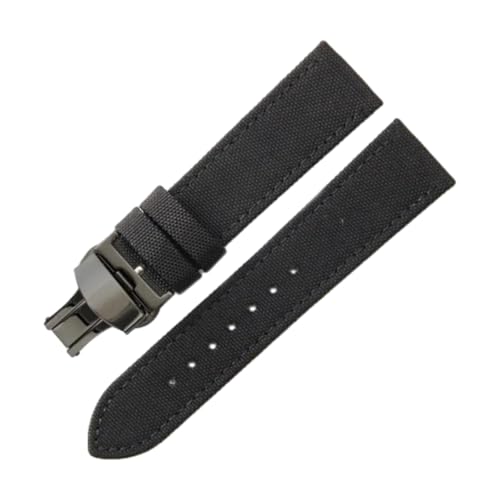 CLywdp 20/22 mm Nylon-Uhrenarmband, wasserdicht, einfaches und vielseitiges Ersatzarmband,22 mm CLywdp 20/22 mm Nylon-Uhrenarmband, wasserdicht, einfaches und vielseitiges Ersatzarmband,22 mm von CLywdp