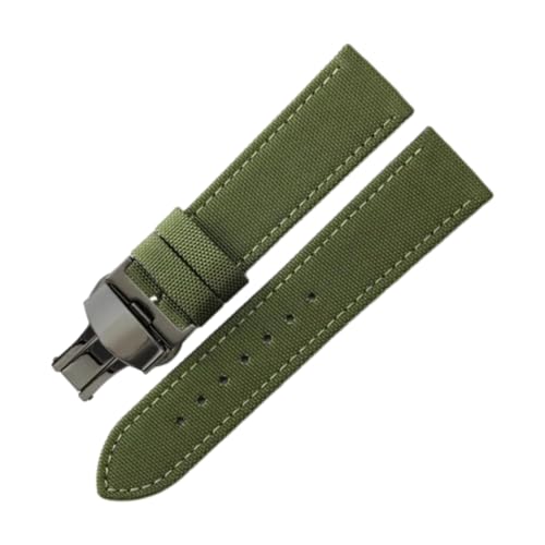 CLywdp 20/22 mm Nylon-Uhrenarmband, wasserdicht, einfaches und vielseitiges Ersatzarmband,22 mm von CLywdp