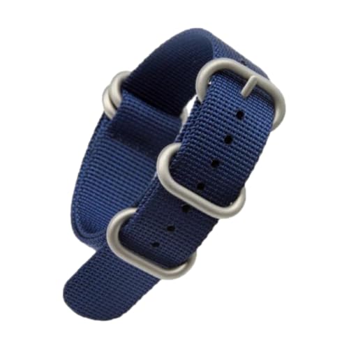 CLywdp 20/22 mm Uhrenarmband aus Nylonband, universelles Ersatzarmband, lässiges Accessoire für jeden Tag.,Blau,22 mm von CLywdp