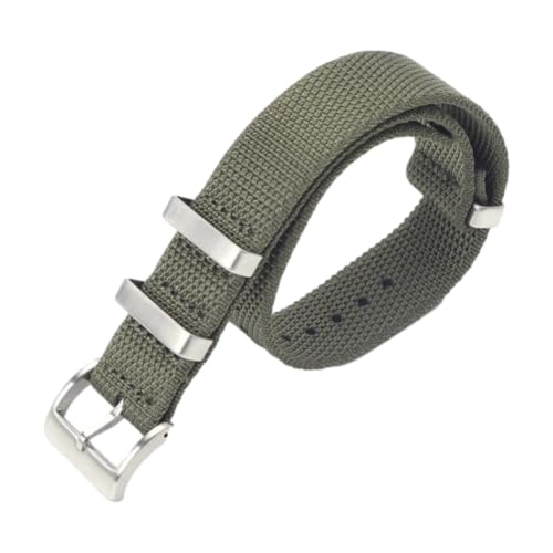CLywdp 20/22 mm gewebtes Uhrenarmband aus Nylon, waschbar, einfaches und vielseitiges Ersatzarmband,20 mm von CLywdp